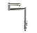 Torneira para cozinha articulável extensiva escovada - Imagem 1