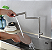 Torneira para cozinha articulável extensiva escovada - Imagem 2