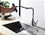 Torneira para cozinha tipo monocomando extraível rotativa com 4 jatos - Imagem 3