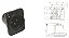 PLUG CANON PAINEL LS-1030 PLASTICO 3 VIAS 180° - Imagem 1