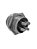 CONECTOR MIKE CIRCULAR 4 VIAS MACHO P/ PAINEL - Imagem 1
