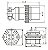 CONECTOR MIKE LS-3003-3010 4 VIAS (MACHO E FEMEA) MINIMO 50 PCS - Imagem 3