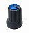 KNOB PARA EIXO ESTRIADO (14,9X16,6MM) - AZUL (MINIMO 10 PCS) - Imagem 1