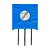 TRIMPOT 3386H 1 VOLTA 2K (MINIMO 50 PCS) - Imagem 1