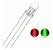 LED 5MM ALTO BRILHO BICOLOR 3T VERDE/VERMELHO - Imagem 1