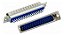 CONECTOR DB37 SOLDA FIO 180° MACHO (PACOTE C/ 40 PCS) - Imagem 1