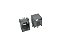 CONECTOR JACK RJ11 YH55-04 6P4C CINZA - Imagem 1