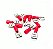 TERMINAL FASTON FEMEA PRE-ISOLADO 6,3MM VERMELHO FDD1,25-250 (PACOTE 1000 PCS) - Imagem 1