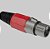 CANON FEMEA C/ CAPA DE ROSCA METALICA - VERMELHO (PACOTE C/ 20 PCS) - Imagem 1