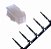 CONECTOR ALOJ 4,2MM 4 VIAS FEMEA BR5559-04 COM TERMINAL MACHO (PACOTE C/ 100 PEÇAS) - Imagem 1