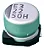 CAPACITOR ELETROLITICO SMD 2,2UF 50V 5X5MM (PACOTE C/ 100 PEÇAS) - Imagem 1