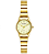 Relógio Redondo Vintage Dourado - Imagem 2