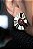 Brinco Oval Resina Marrom - Imagem 3