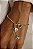 Pulseira com Pingentes Religiosos – Banho Ouro 18k e Fecho Boia - Imagem 1