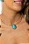 Conjunto Gota Azul Banhado Ouro 18k - Imagem 3