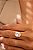 Anel Oval Virginia Banho de Ouro 18k - Imagem 4