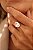 Anel Oval Virginia Banho de Ouro 18k - Imagem 1