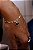 Pulseira Pingente Coração Banho de Ouro 18k - Imagem 1