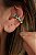 Piercing Fake com Zircônias Ovais Banhada a Ouro 18k - Imagem 1