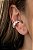 Piercing Fake Ródio Branco com Zircônias - Imagem 1