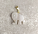 Pingente de Quartzo Branco em Elefante - Banho ouro - "Paz e Purificação" - Imagem 1
