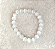 Pulseira de Selenita em Esfera 8mm "Limpa e Energiza" - Imagem 1