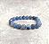 Pulseira de Quartzo Azul em esfera 8mm "Tranquilidade e Coragem" - Imagem 2