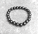 Pulseira de Hematita em Esfera 8mm "Fortalecimento Pessoal e Proteção" - Imagem 1
