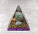 Orgonite com Quartzo Verde, Quartzo Azul, Calcita Laranja e Pirita 5,5cm "Saúde-Tranquilidade-Disposição-Prosperidade" - Imagem 1
