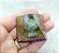 Orgonite com Quartzo Verde, Quartzo Azul, Calcita Laranja e Pirita 5,5cm "Saúde-Tranquilidade-Disposição-Prosperidade" - Imagem 3