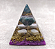 Orgonite com Apatita Verde e Quartzo Azul 5,5cm "Criatividade e Tranquilidade" - Imagem 1
