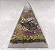 Orgonite com Pirita 8,5cm "Prosperidade - Sucesso" (fundo branco) - Imagem 1