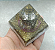 Orgonite com Pirita 8,5cm "Prosperidade - Sucesso" (fundo branco) - Imagem 3