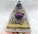 Orgonite com Purpurita e Pirita 8,5cm "Autocura - Evolução - Prosperidade" - Imagem 4