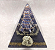 Orgonite com Cianita Azul e Pirita 12cm "Proteção do Arcanjo Miguel - Prosperidade" - Imagem 1