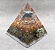 Orgonite com Apatita Azul, Rosa do Deserto, Calcita Laranja, Quartzo Cristal e Pirita 12cm "Criatividade-Clareza Mental-Disposição-Harmonia-Prosperidade" - Imagem 2