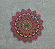 Incensário Mandala Flor de Lótus com ímã - Rosa e Amarelo - Imagem 2