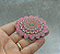 Incensário Mandala Flor de Lótus com ímã - Rosa e Amarelo - Imagem 3