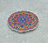 Incensário Mandala Flor de Lótus com ímã - Roxo/Rosa/Amarelo/Azul - Imagem 1