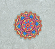 Incensário Mandala Flor de Lótus com ímã - Amarelo/Azul/Vermelho - Imagem 2