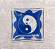 Incensário de Vidro Palavra "Yin-Yang" - Azul - Imagem 2