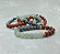 Pulseira da Saúde - Quartzo Verde, Hematita e Jaspe Vermelho - em esfera 8mm - Imagem 5