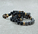 Pulseira da Proteção - Olho de Tigre, Hematita e Obsidiana Negra - em esfera 8mm - Imagem 3