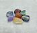 Kit 7 Chakras Pedras Roladas - Saquinho com 07 Cristais P - Imagem 1