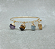 Bracelete 4 Elementos - Ametista, Água Marinha, Citrino e Olho de Tigre - Dourado - Imagem 3