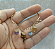 Bracelete 4 Elementos - Ametista, Água Marinha, Citrino e Olho de Tigre - Dourado - Imagem 4