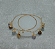 Bracelete 4 Elementos - Ametista, Água Marinha, Citrino e Olho de Tigre - Dourado - Imagem 2