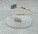 Bracelete Selenita e Cianita Azul Duas Pedras Regulável - Dourado - Imagem 1