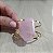 Bracelete Quartzo Rosa Lapidado Regulável - Dourado - Imagem 1