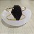 Bracelete Obsidiana Negra Lapidado Regulável - Dourado - Imagem 1